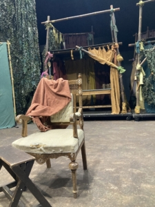 Leerer Stuhl vom Räuberhauptmann